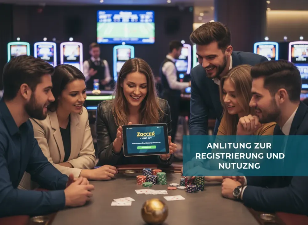 Zoccer casino app Anmeldung und Nutzung mobil
